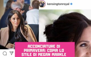 Acconciature di primavera: copia lo stile di Meghan Markle