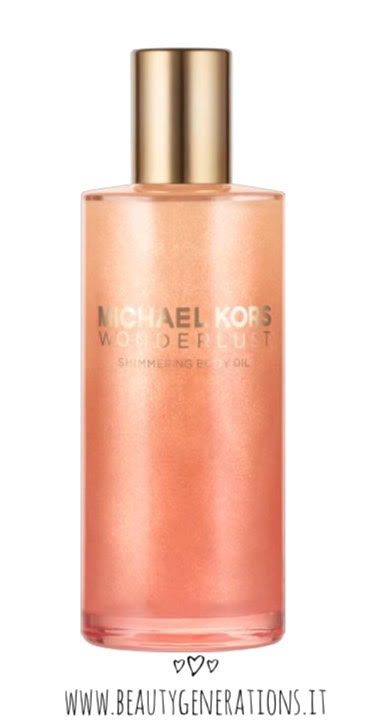 Michel kors - wonderlust shimmering body oil 