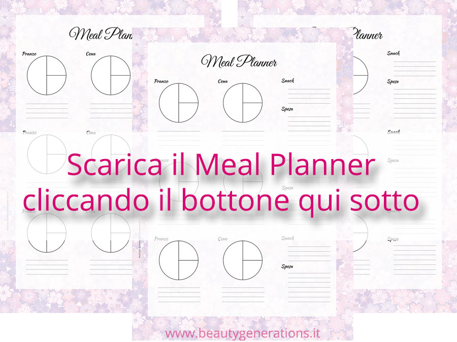 Scarica il meal planner