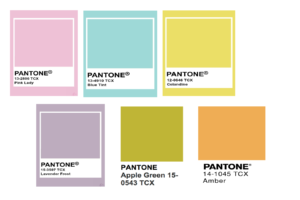 Fragrance palette Pantone