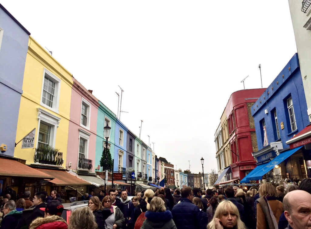 Mercati di Londra Portobello Market a Notting Hill