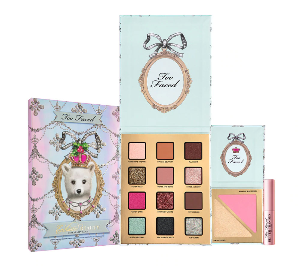 Too Faced Enchanted Beauty kit idea regalo Natale 2020