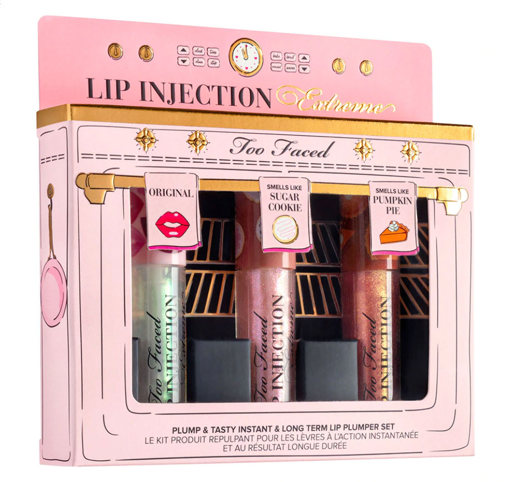 Too Faced kit Lip Injection Idea regalo per ragazze Natale 2020