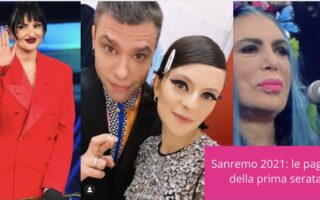 Sanremo 2021 look prima serata