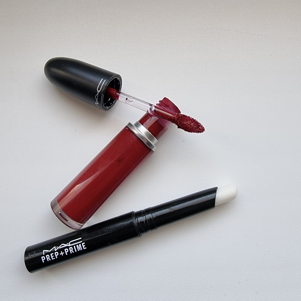 MAC Retro Matte Liquid Lipcolour Dance With me e MAC prep + Prime