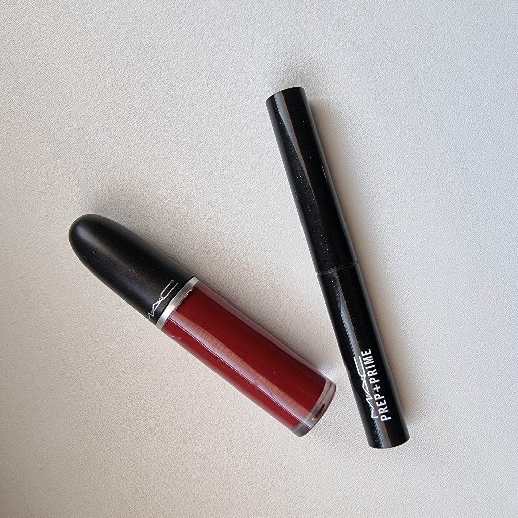 MAC Retro Matte Liquid Lipcolour Dance With me e MAC prep + Prime