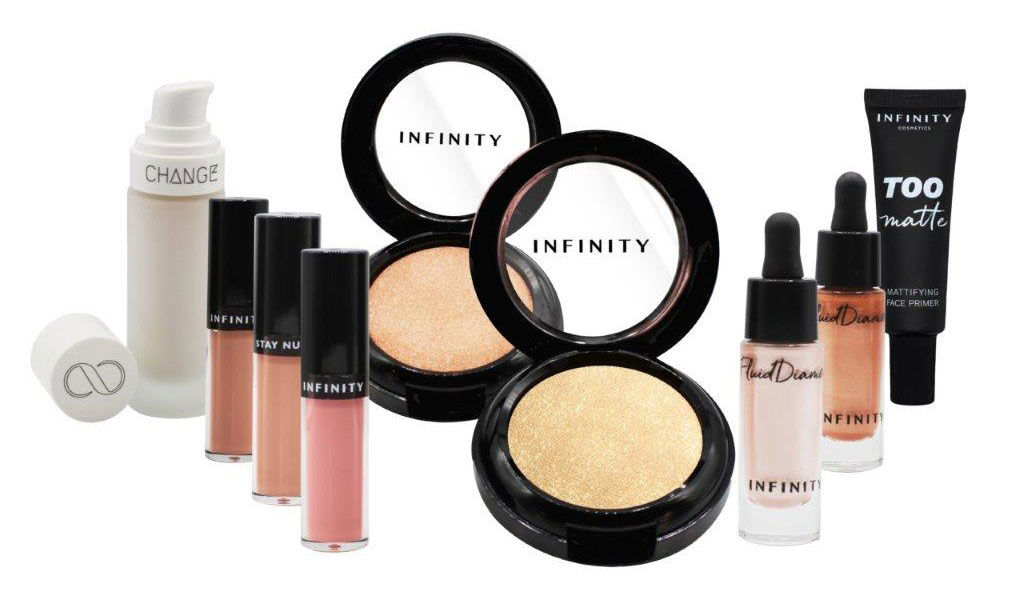 Infinity Cosmetics Sand Gold Collection