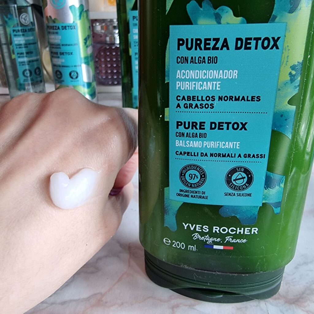 Pure Detox Yves Rocher balsamo swatch