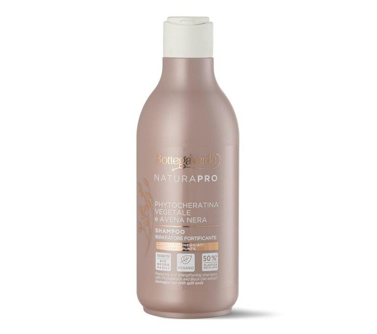 Shampoo Riparatore Fortificante Avena Nera e Phytocheratina Vegetale Bottega Verde